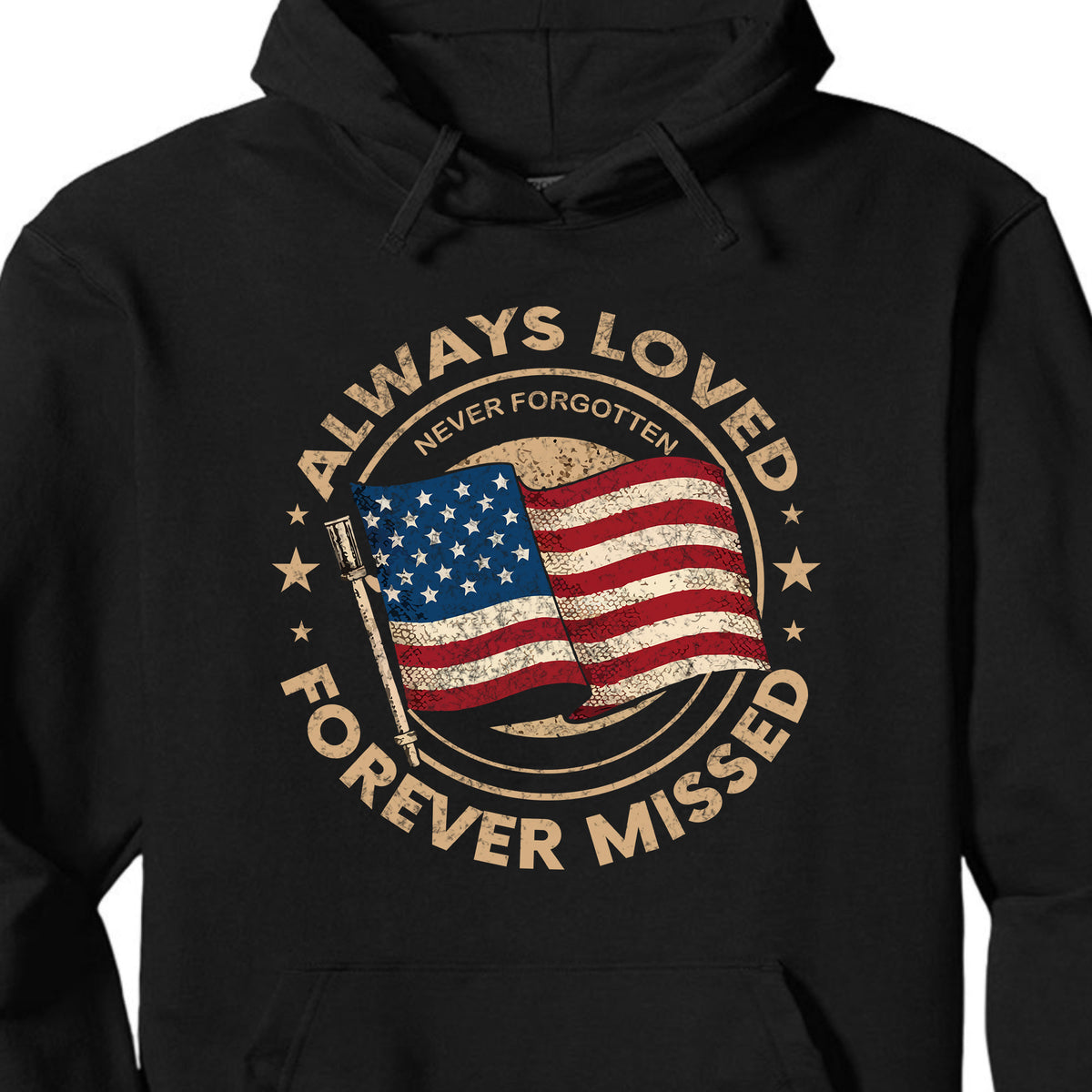 Always Loved Never Forgotten Forever Missed Shirt | Memorial Day T-Shirt | Patriotic Shirt 682297