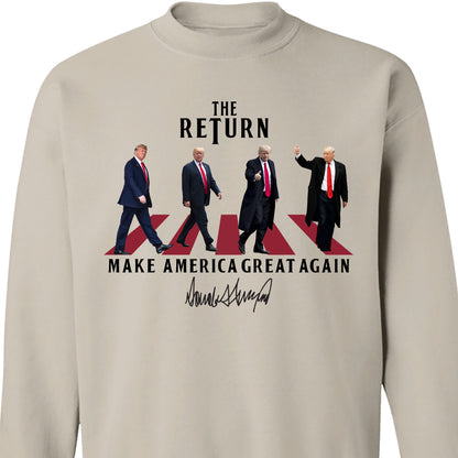 The Return MAGA Shirt | Donald Trump Homage Shirt | Donald Trump Fan Tees C898 Bright - GOP