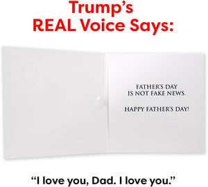 Trump Father's Day Card - Novelty Talking Card, Real Donald Trump Voice Card - GOPDS