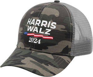 Kamala Harris Waltz 2024 Presidential Election Trucker Hat Men Vintage Mesh Cap for Summer