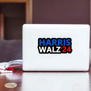 10 Pack Harris Walz 2024 Kamala Harris Tim Walz Waltz for President Stickers Vinyl Sticker Laptop Decal Car Bumper Window Waterproof Sticker