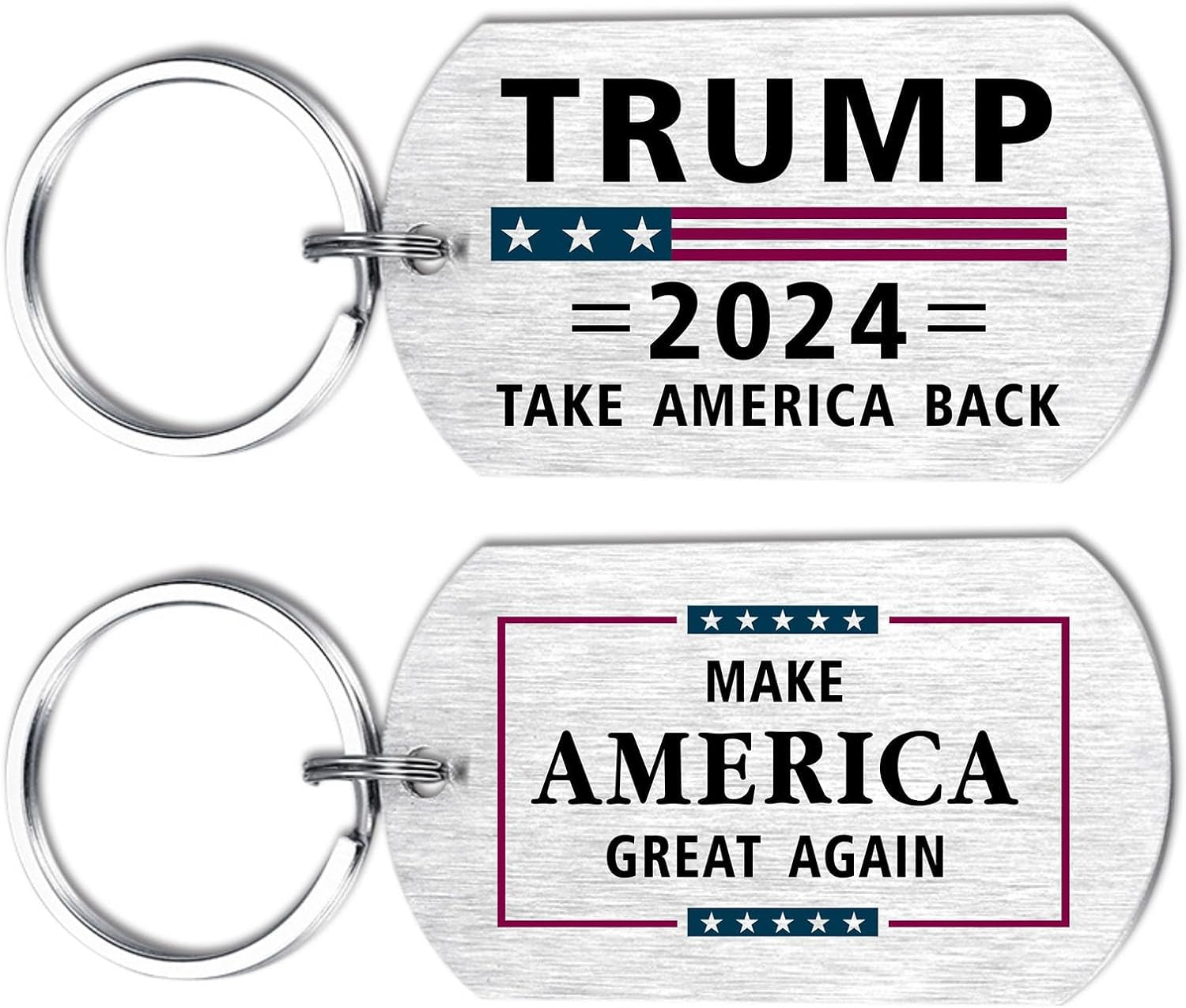 Trump 2024 Flag Keychain Donald Trump Merchandise Gifts - Make America Great Again MAGA Trump 2024 Take America Back