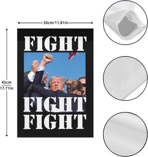 Trump Fight 2024 Yard Flag One Size, Unique Outdoor Flag Pool Outdoor Flag One Size Double Sided Outdoor Sign Trump Fights