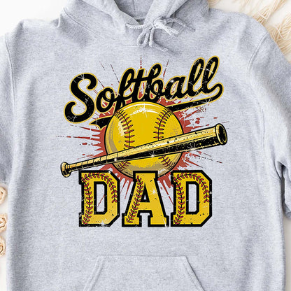 Softball Dad Shirt | Game Day T-Shirt with Softball Dad | Senior Night Shirt, Father’s Day Gift for Coach, Husband 682252