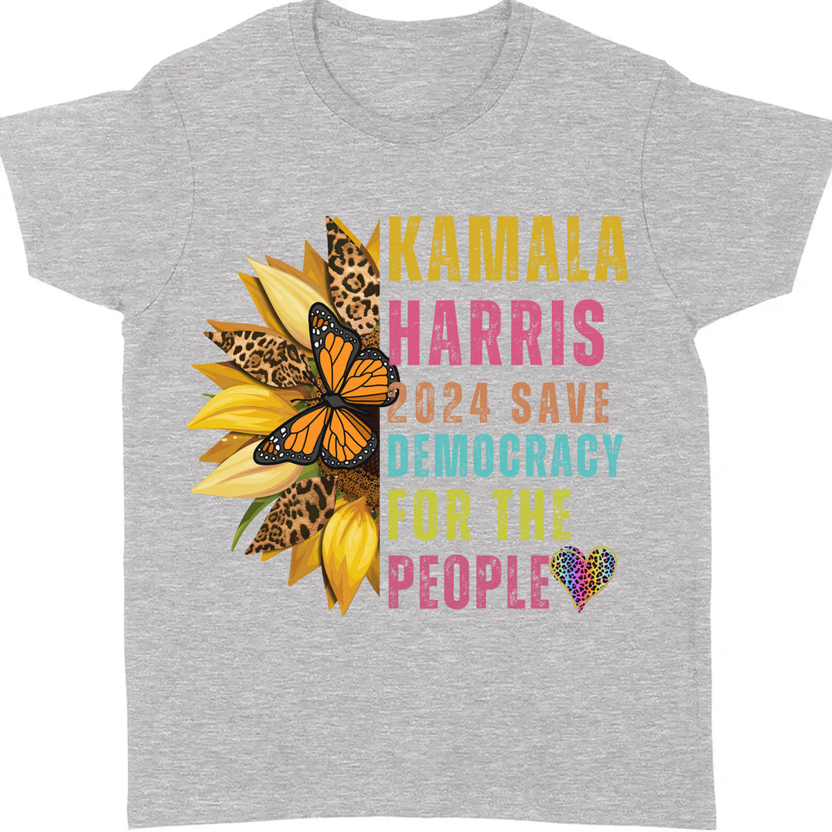 Kamala Harris Save Democracy For The People Shirt | Kamala Harris 2024 Shirt | Democrat Shirt Dark T1397 - KH2