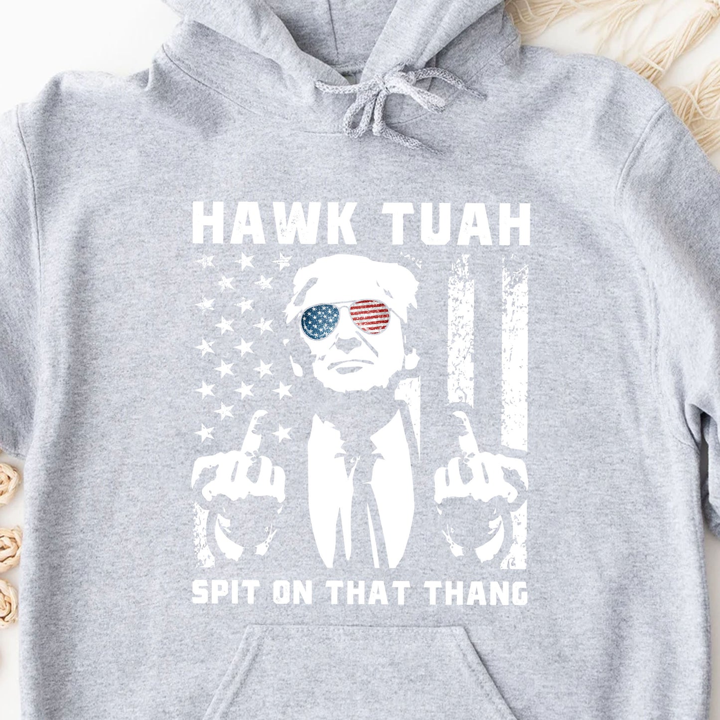 Hawk Tuah Spit On That Thang 2024 | Trump 2024 Shirt | Hawk Tuah Shirt | Trump Supporters Shirt Dark C1089 - GOP