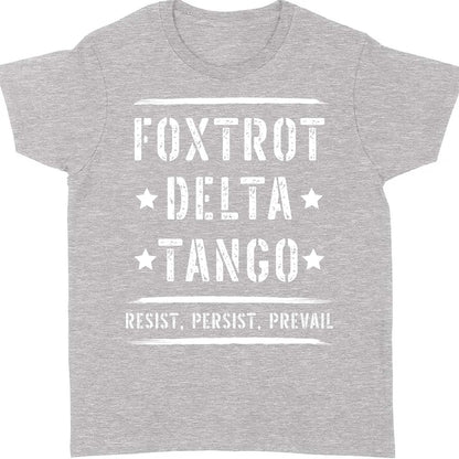 Foxtrot Delta Tango Shirt – Bold 8647 Anti Trump FDT Shirt, Resist Political T-Shirt, Pro Roe v. Wade Republican Protest Dark Shirt 682188