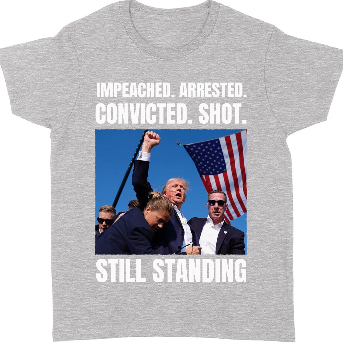 Trump Still Standing | Trump Fight 2024 Shirt Pennsylvania Rally | Donald Trump Shirt Dark T1160 - GOP