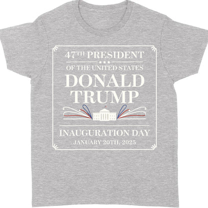 Women A New Term Begins Donald Trump Inauguration 2025, 47th US President Inauguration Shirt, Trump Vance 2025 Inauguration Shirt Dark T1700 - GOP