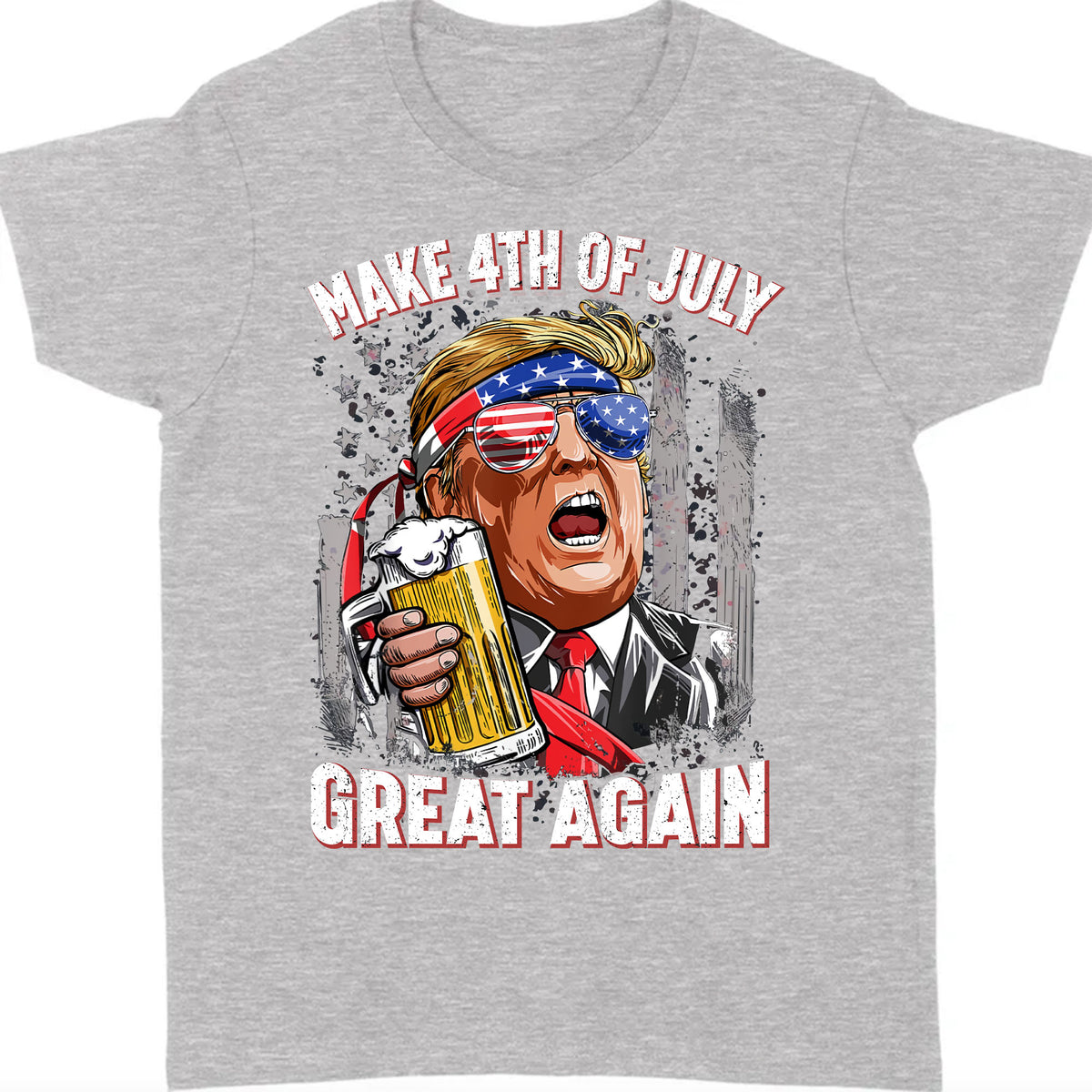 4th Of July Unisex Shirt | Trump 2024 Great Maga Shirt | Independence Day Shirt Dark C1054 - GOP