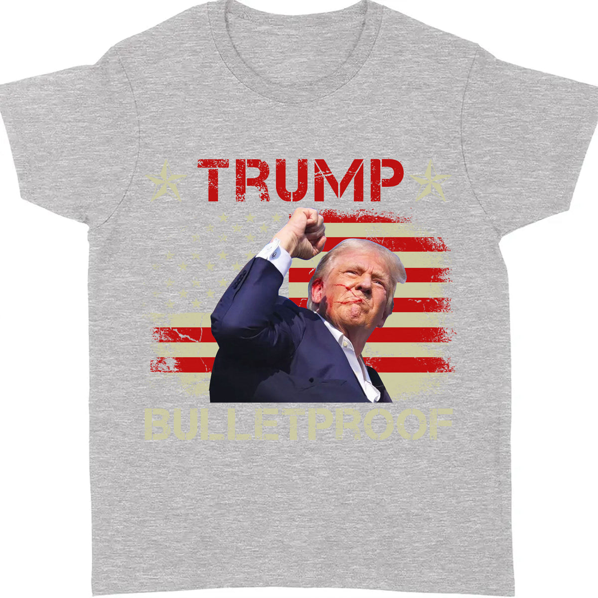 Bullet Proof | Trump Fight 2024 Shirt Pennsylvania Rally | Donald Trump Shirt Dark T1151 - GOP