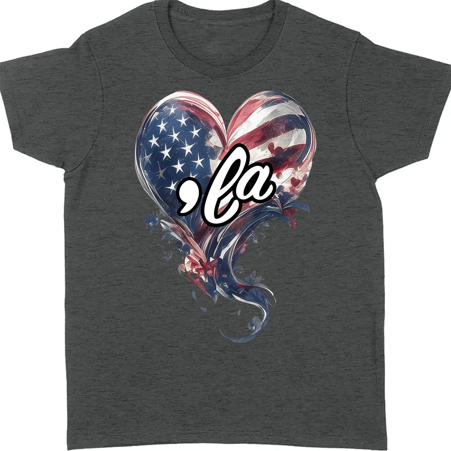 La Kamala Heart Shirt | Democrat Shirt | Kamala Harris 2024 Shirt Dark T1516 - KH2