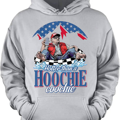 Hotter Than A Hoochie Trump Coochie Shirt | President Trump Summer Vibes T-Shirt | Patriotic Gift For Trump Supporters 682566 - GOP