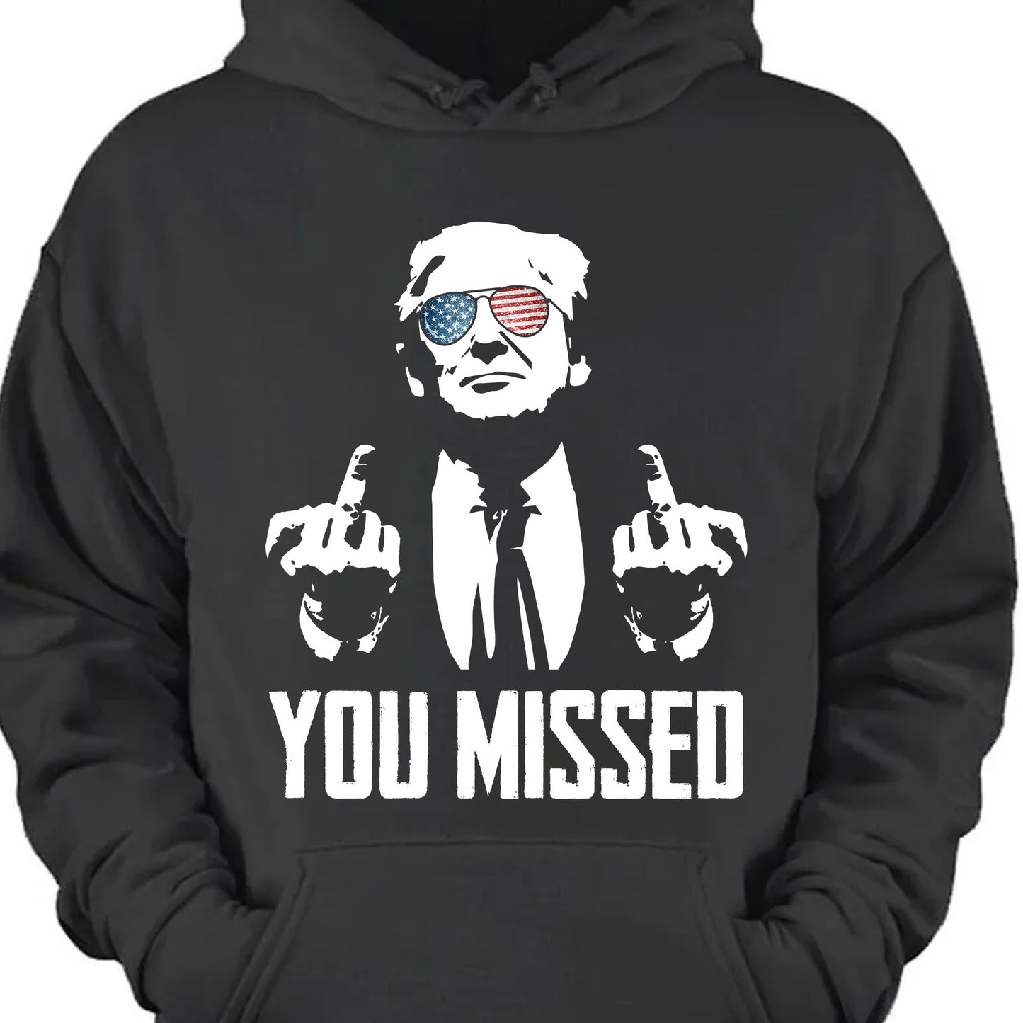 You Missed | Trump Fight 2024 Shirt Pennsylvania Rally | Shirt Dark C1115 - GOP