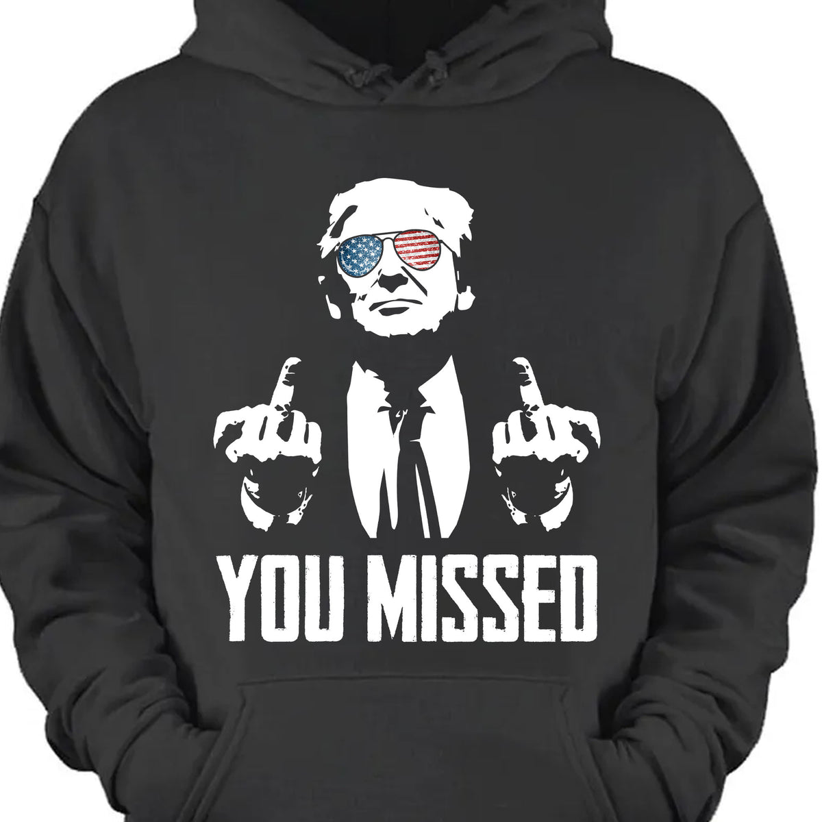 You Missed | Trump Fight 2024 Shirt Pennsylvania Rally | Shirt Dark C1115 - GOP