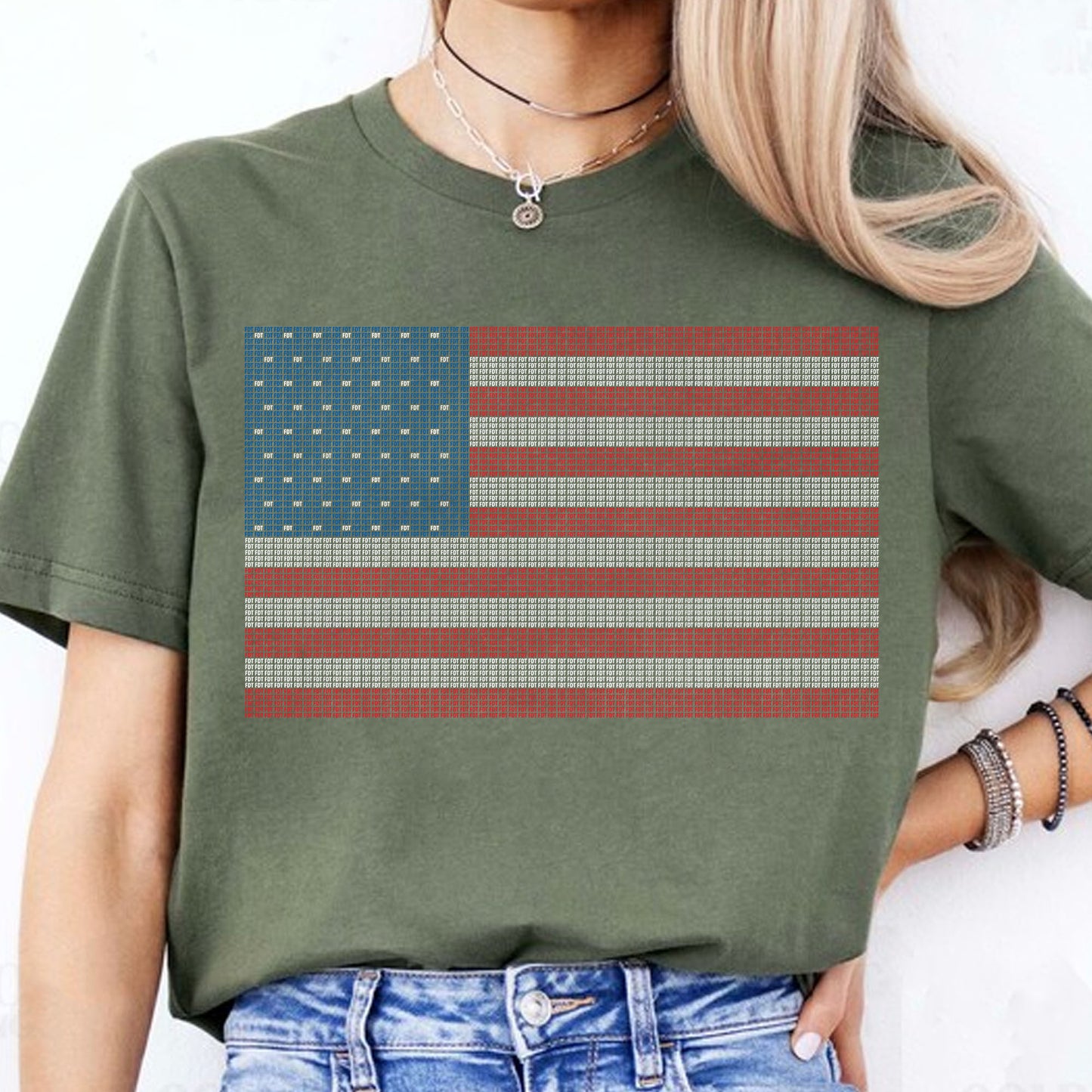 Subtle FDT American Flag Shirt | 4th of July USA Flag Shirt | Anti Trump Political Shirt | Independence Day Shirt 682549