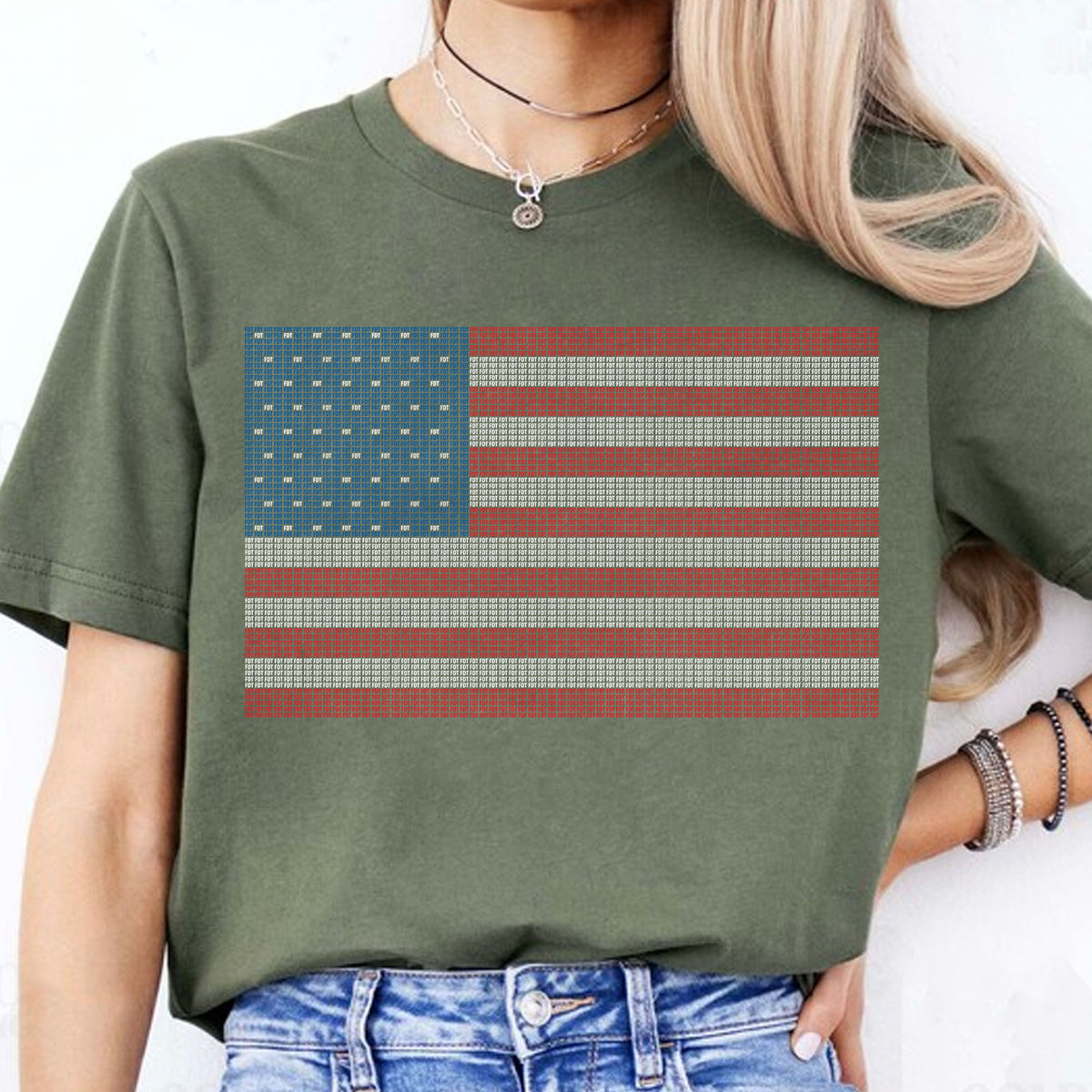Subtle FDT American Flag Shirt | 4th of July USA Flag Shirt | Anti Trump Political Shirt | Independence Day Shirt 682549