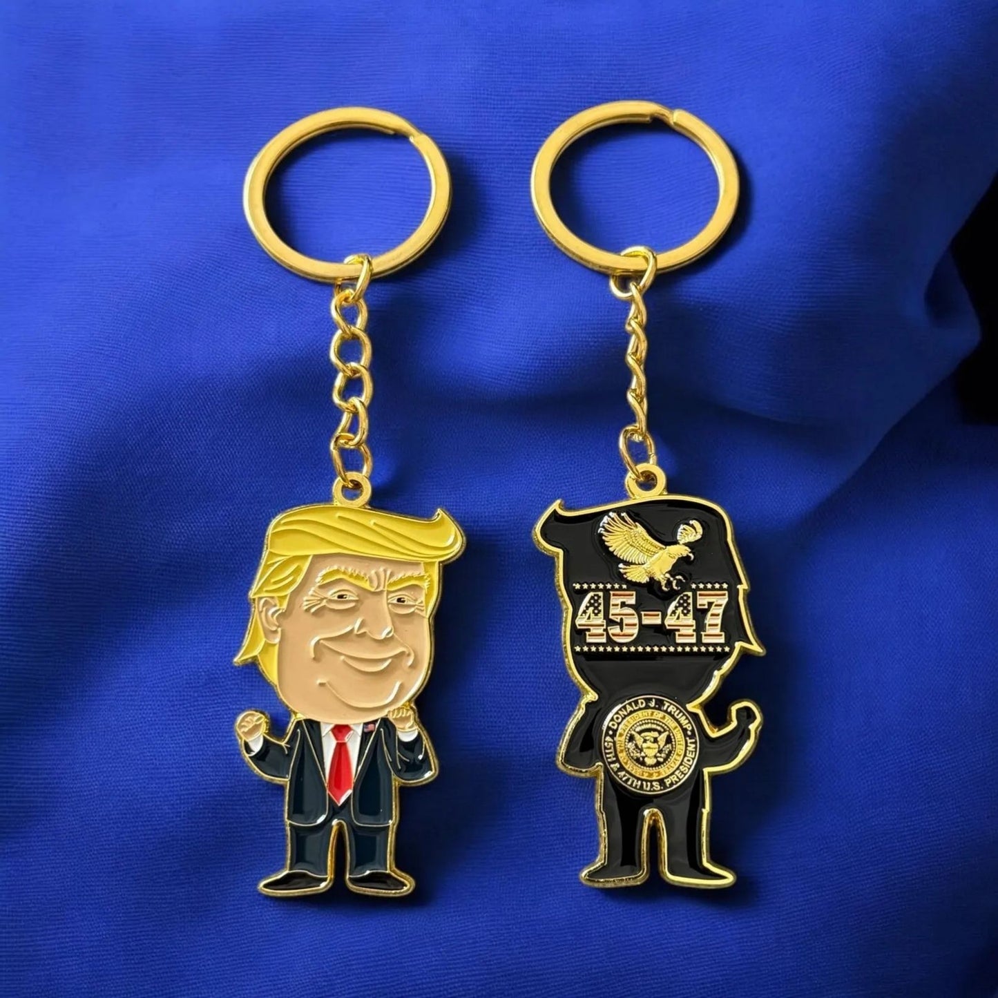 Dancing President Trump Keychain, Limited Edition Political Gift, 45-47 US President 684166 - GOP