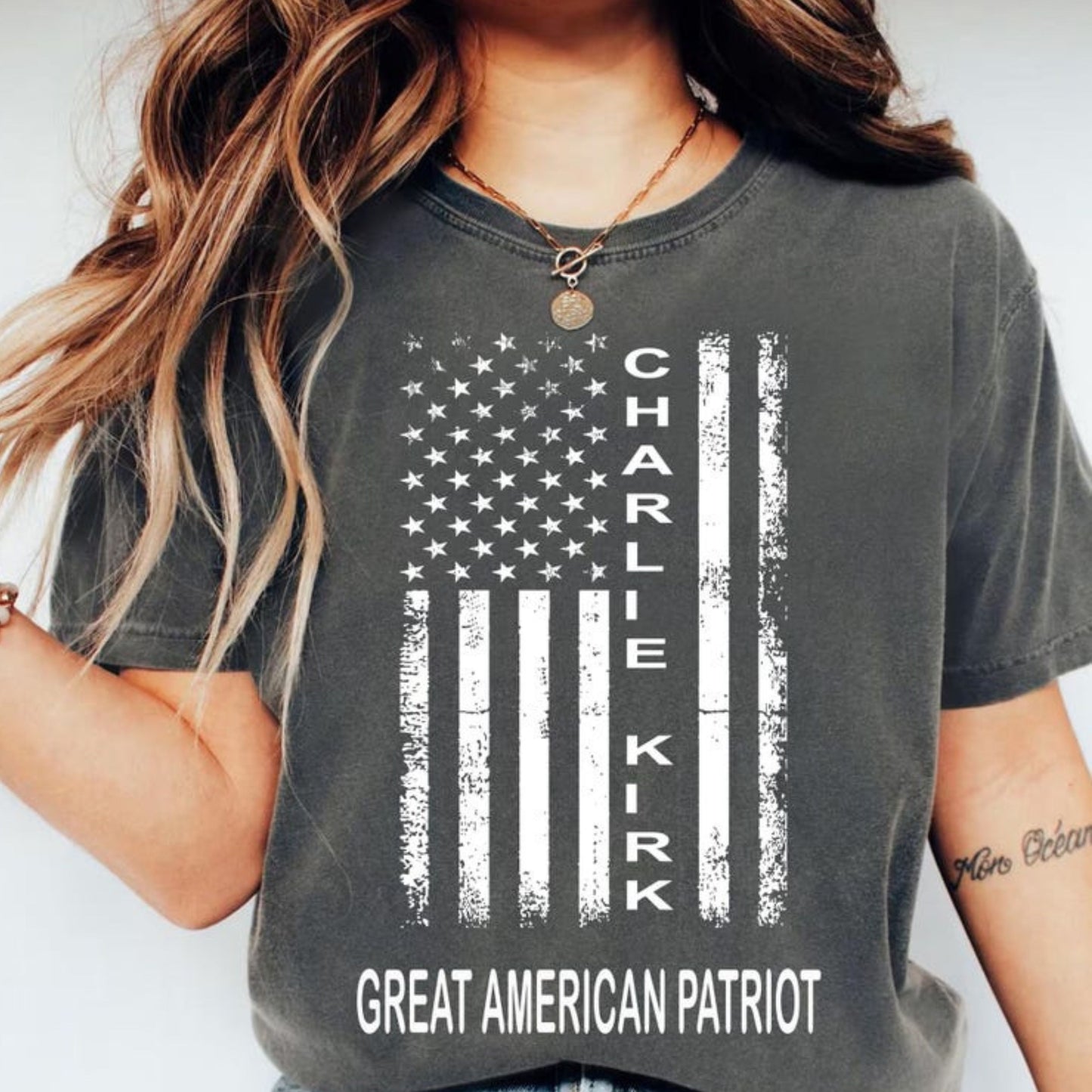 Pray for Charlie Kirk Shirt | Patriotic Charlie Kirk Dark T-Shirt | Political Faith-Based Unisex Tee 683029