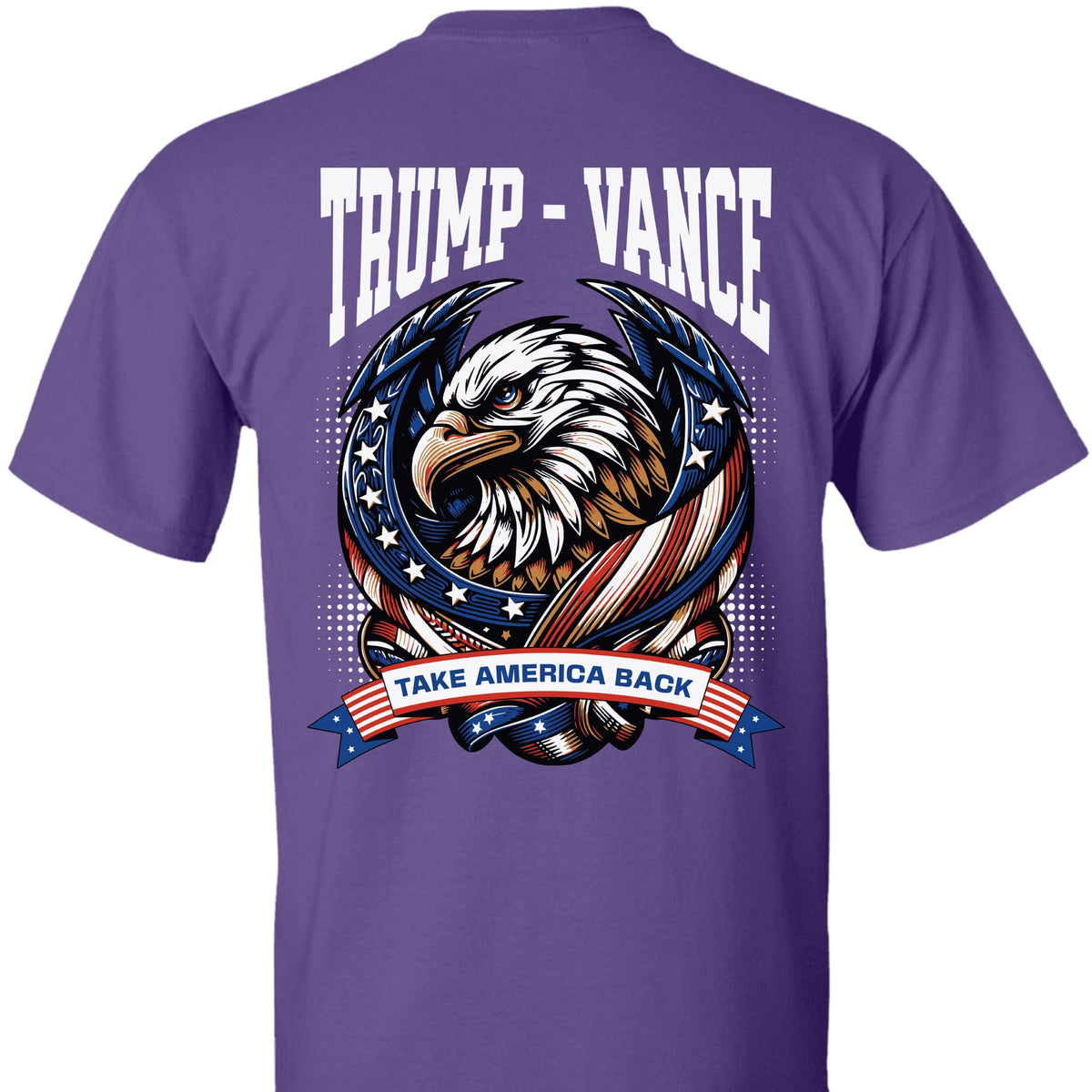 Take America Back | Trump Vance 2024 Shirt | Trump Supporters Backside Shirt Dark T1228 - GOP