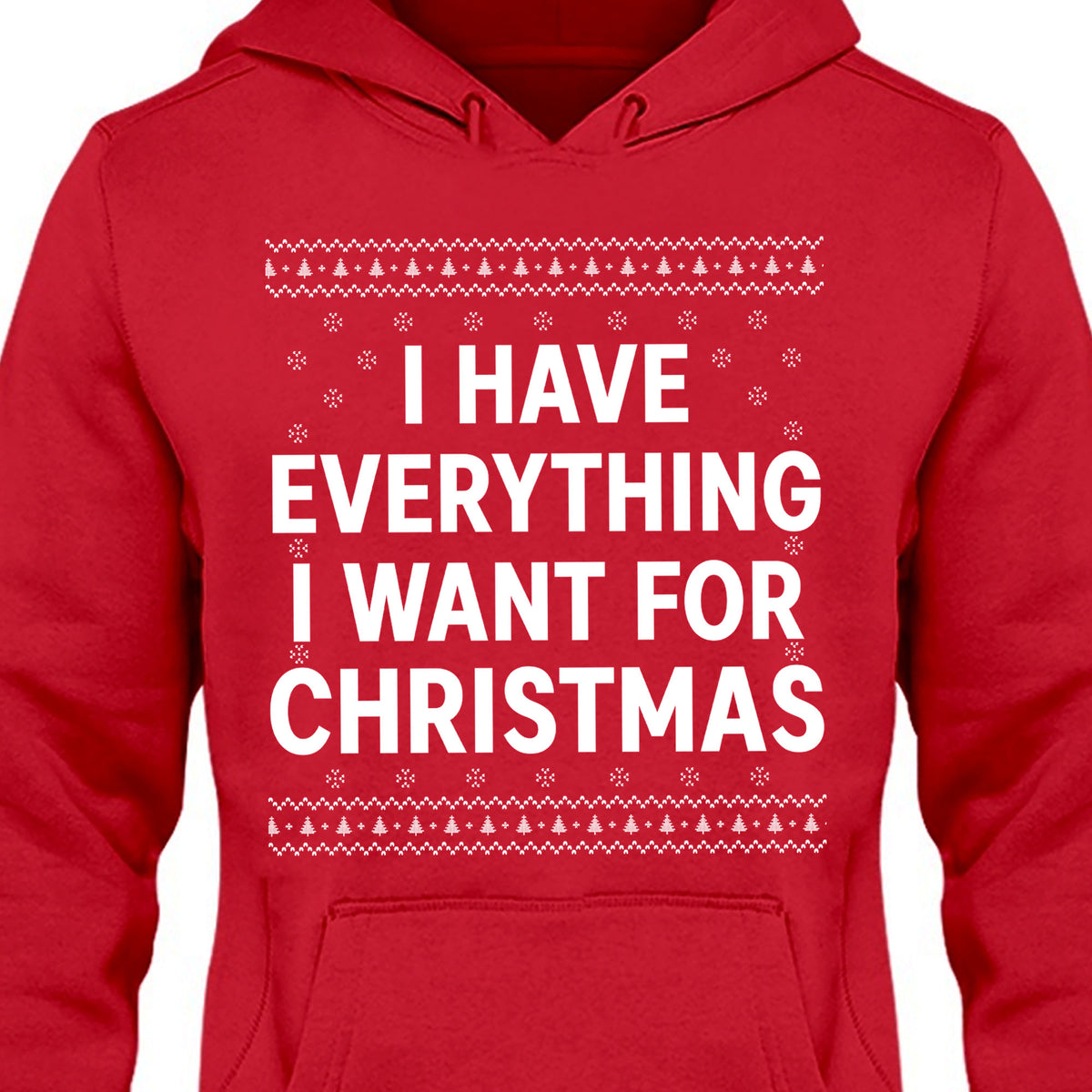 I Have Everything I Want For Christmas, Couple Matching Christmas Shirt, Personalized Custom Couple Sweatshirt T1324