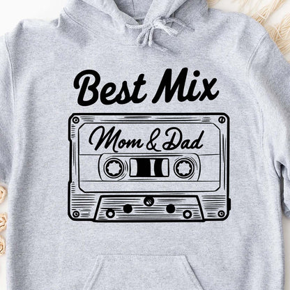 Best Mix of Mom and Dad – Funny Family T-Shirt | Funny Shirt for Parents, Family Matching Outfit |  Mother's Day, Father's Day Gift 682271