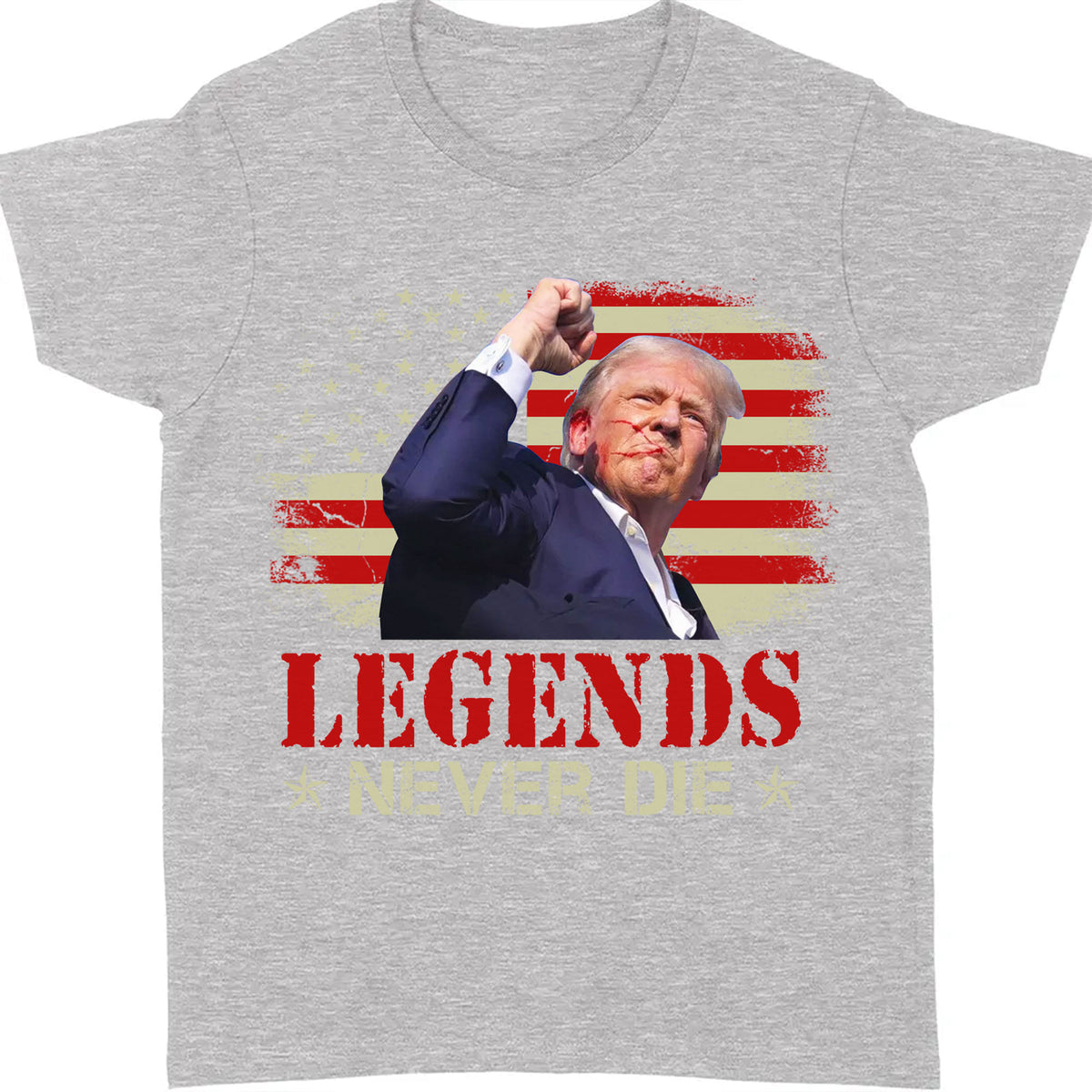 Legends Never Die | Trump Fight 2024 Shirt Pennsylvania Rally | Trump Supporters Shirt Dark T1156 - GOP