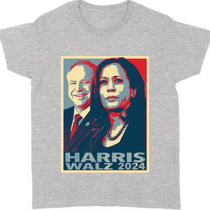 Kamala Harris Tim Walz Shirt, Harris Walz Shirt, Kamala Harris 2024 Shirt, Democrat Shirt Dark T1373 - KH2