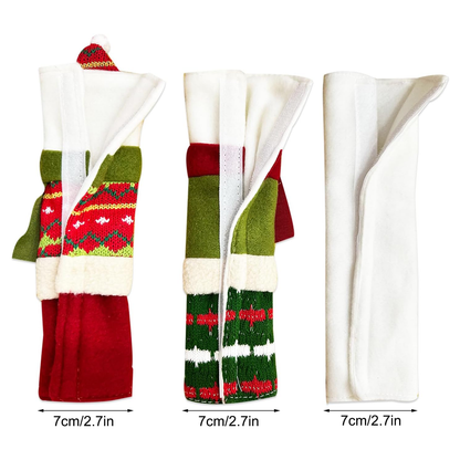 Personalized Christmas Handle Covers, 3 Piece Snowman Kitchen Appliance Decor Set 686369 WFD