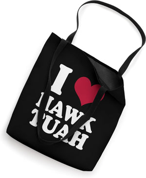 I Heart Hawk Tuah Tote Bag