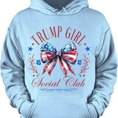 Trump Girl Social Club | Trump 2024 Shirt | Trump Supporter Shirt Bright T1193 - GOP