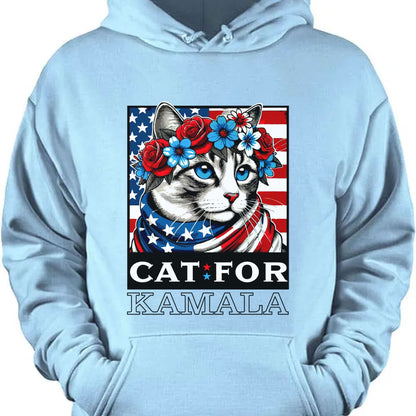 Cats For Kamala Shirt | Kamala Harris 2024 President Shirt | Democrat Shirt Bright T1478 - KH2