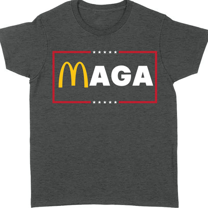 Trump MAGA Shirt | Trump McDonalds Shirt | Republican Shirt | Trump Supporter Shirt Dark T1623 - GOP