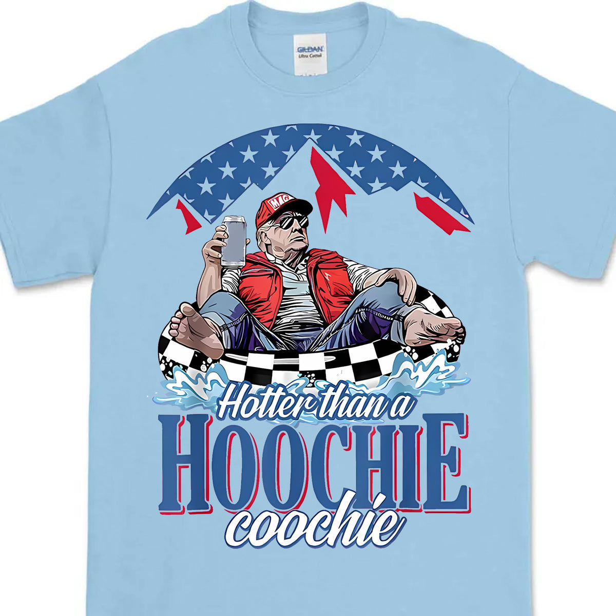 Hotter Than A Hoochie Trump Coochie Shirt | President Trump Summer Vibes T-Shirt | Patriotic Gift For Trump Supporters 682566 - GOP