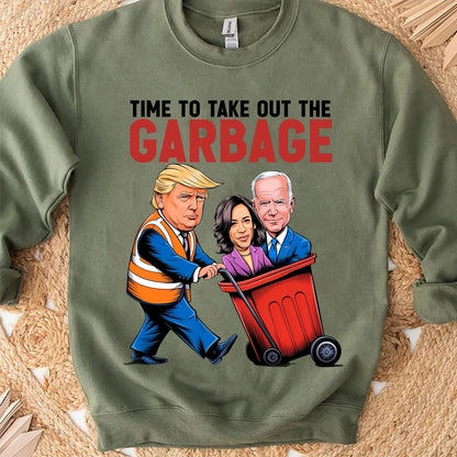 Time To Take Out The Garbage, Funny Trump Garbage, Republican Trump MAGA Shirt T1695 - GOP