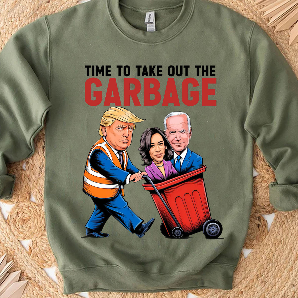 Time To Take Out The Garbage, Funny Trump Garbage, Republican Trump MAGA Shirt T1695 - GOP