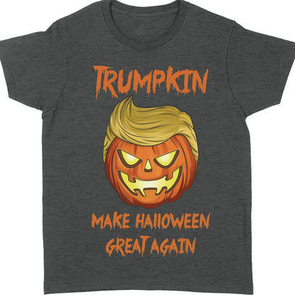 Trumpkin Make Halloween Great Again | Trump 2024 Shirt | Halloween Shirt | Trump Supporters Shirt Dark T1227 - GOP
