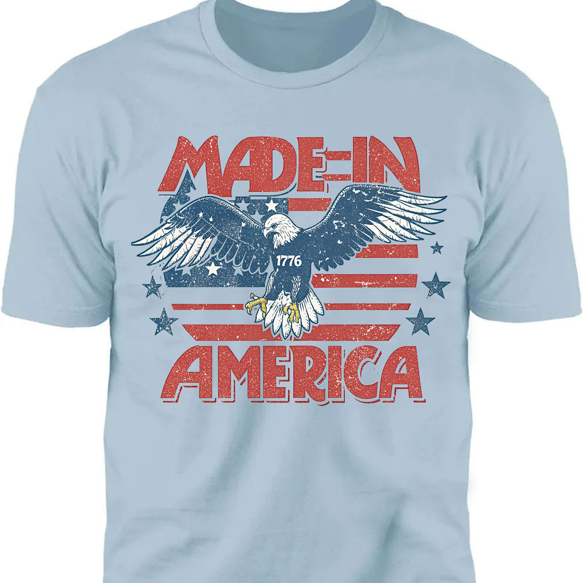 Made In 1776 America Shirt | 4th Of July Sublimation T-Shirt | Patriotic Shirt | Independence Day Tee 682309