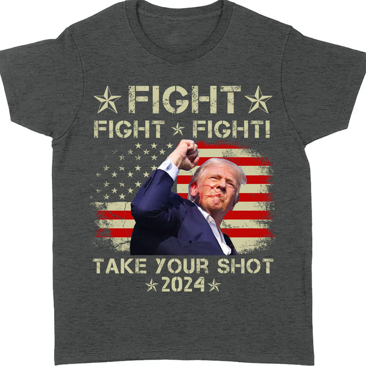 Take Your Shot | Trump Fight 2024 Shirt Pennsylvania Rally | Trump Supporters Shirt Dark T1159 - GOP