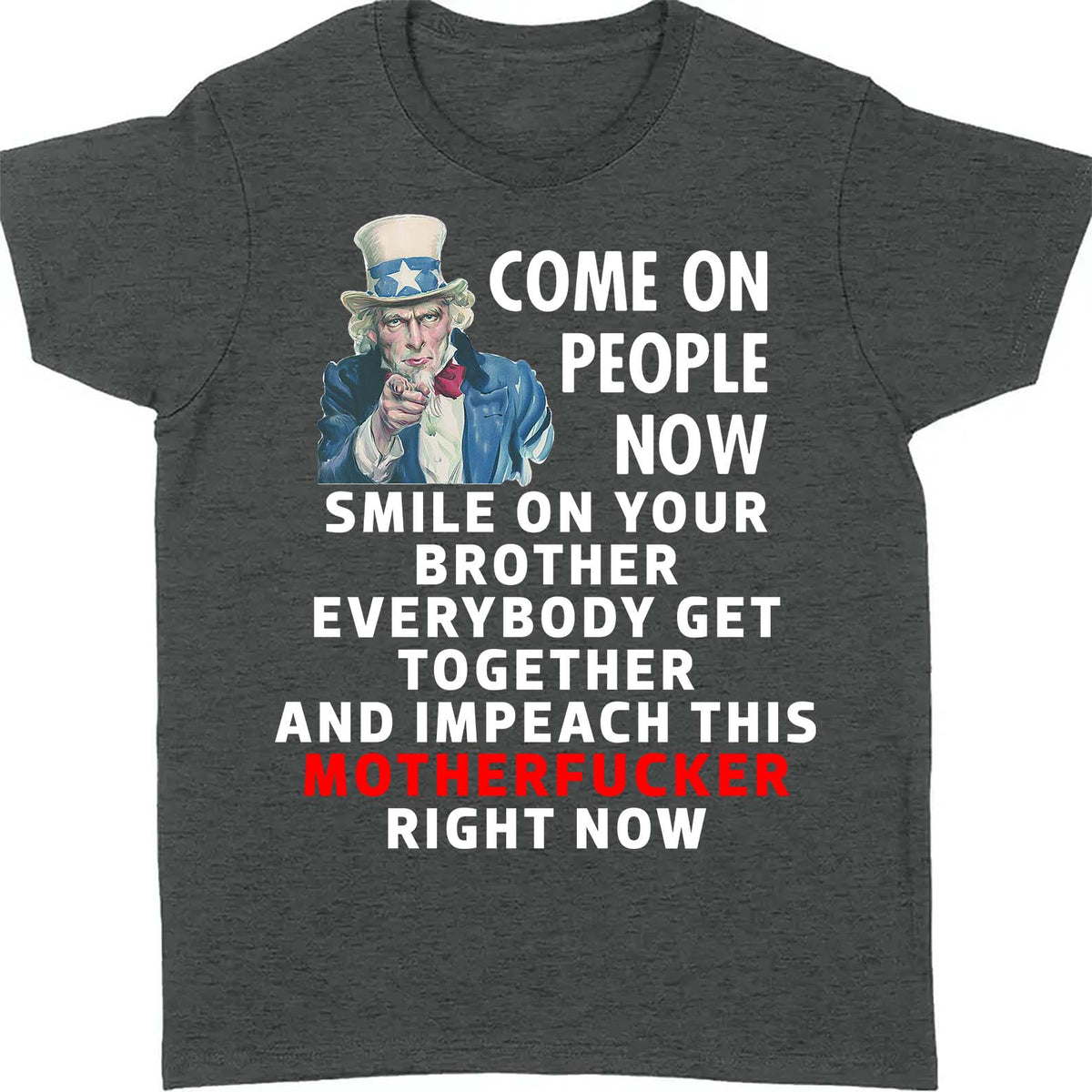 Impeach Trump Now Shirt - 8647 Anti Trump Shirt, FDT Political Dark Shirt For Democrats And Anti MAGA Activists 682211