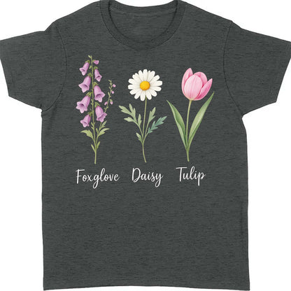 Subtle FDT Shirt – Floral F*ck Donald Trump Tee, Anti MAGA Political T-shirt, Feminist 8647 Anti Trump Gift 682169