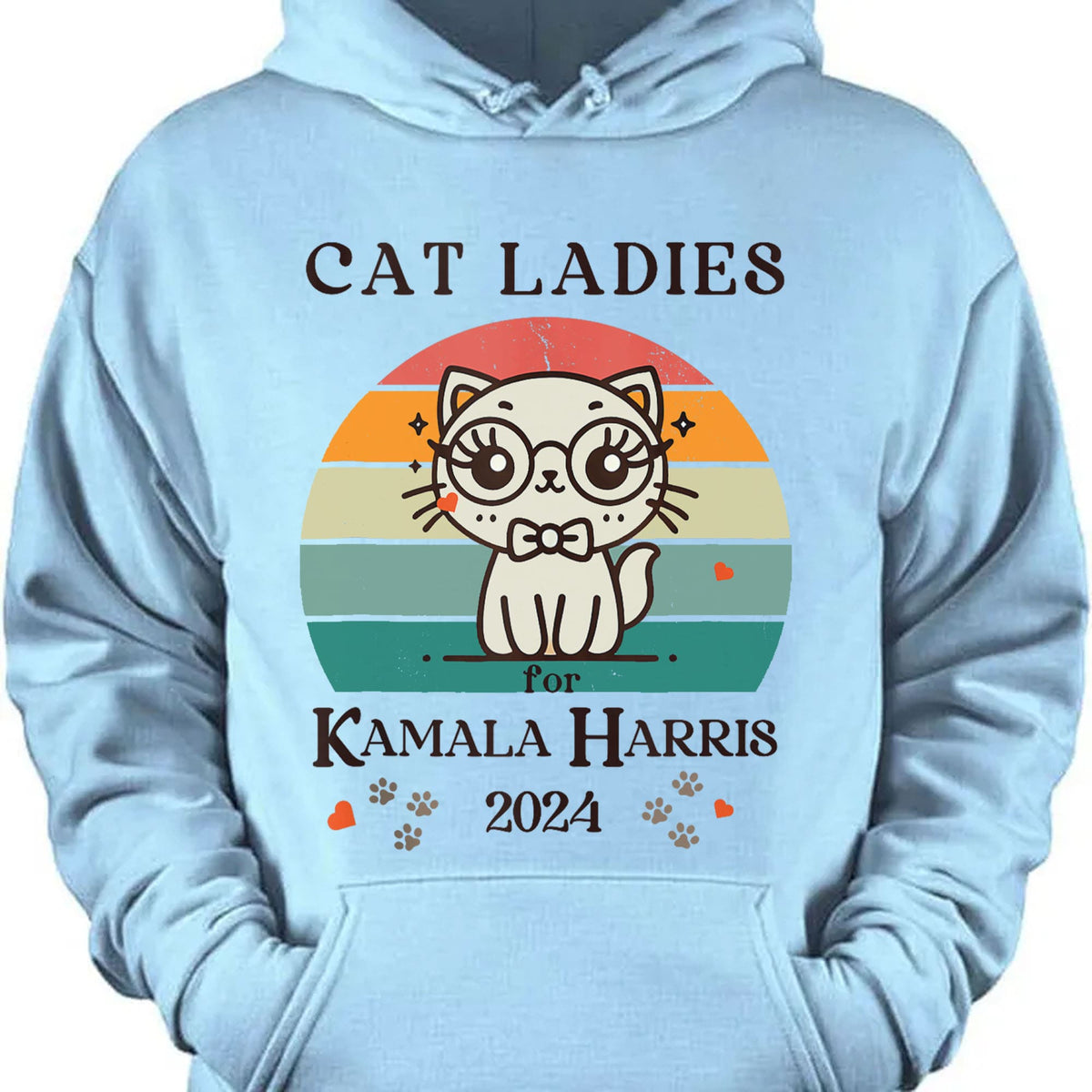 Cat Ladies Kamala Harris Shirt | Kamala Harris 2024 Shirt | Democrat Shirt Bright T1235 - KH2