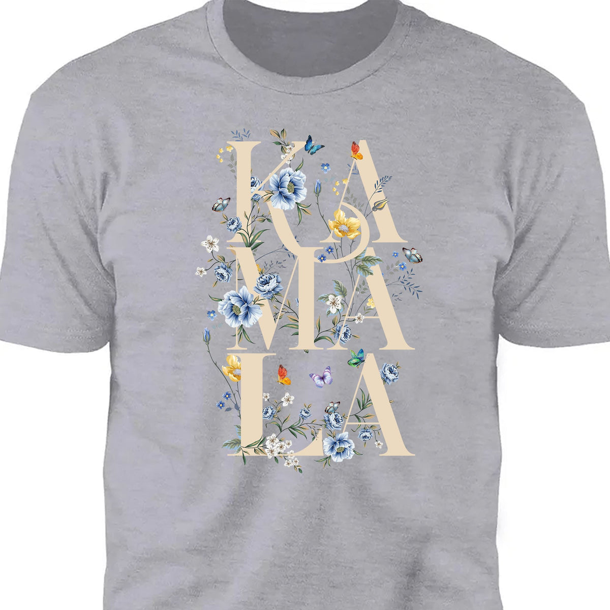 Botanical Kamala Shirt | Artsy Floral Politics Tee | Vote for Kamala | Madam President | Kamala Harris 2024 Shirt K1508 - KH2