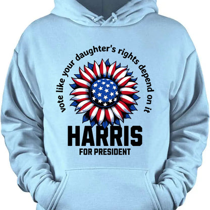 Kamala Harris Vote For Women Rights Shirt | Kamala Harris 2024 Shirt | Democrat Shirt Bright T1449 - KH2