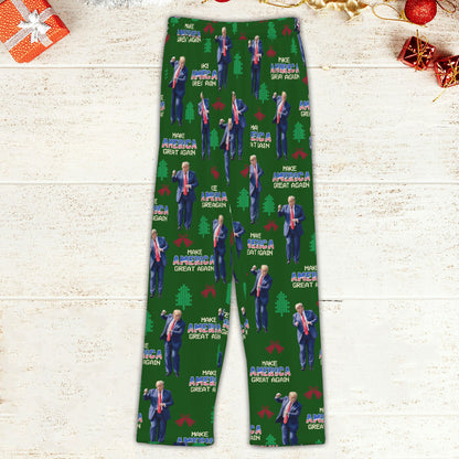 Make America Great Again Pajamas, Funny Trump Dancing Pajamas, Trump Won 2024 Pajamas M1742- GOP