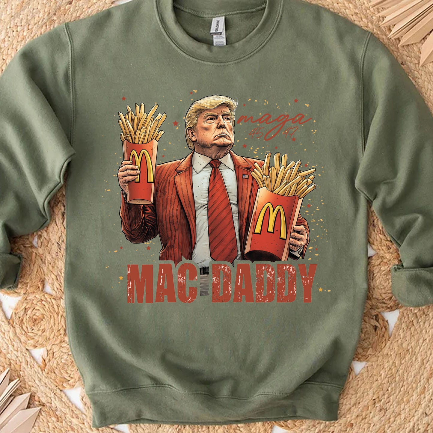 Trump Mac Daddy, Funny Trump Fries, Republican Trump President MAGA Shirt T1696 - GOP