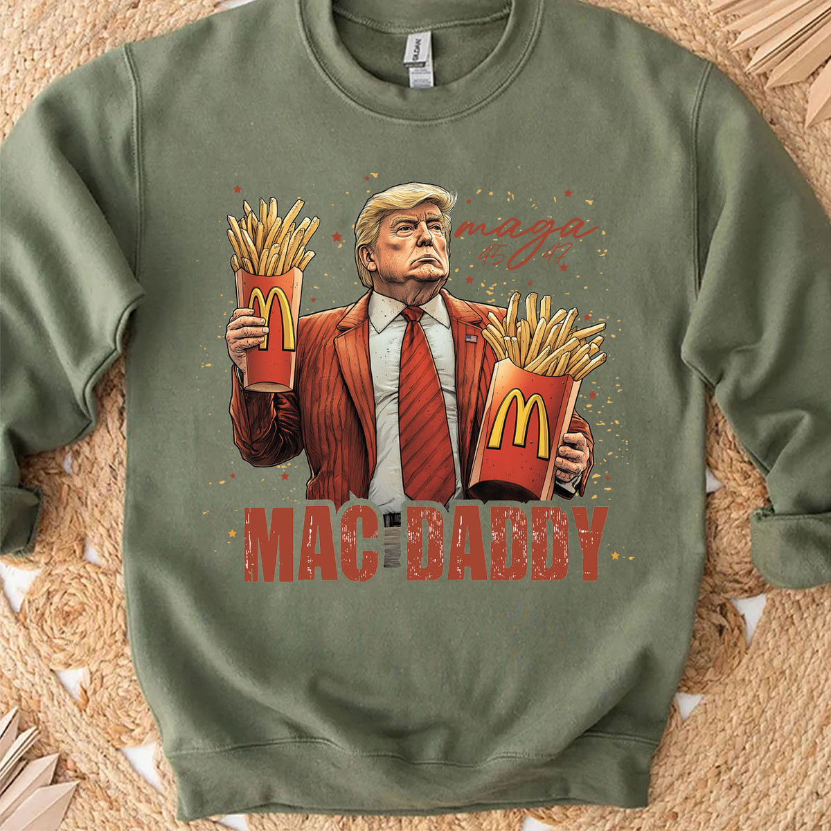 Trump Mac Daddy, Funny Trump Fries, Republican Trump President MAGA Shirt T1696 - GOP