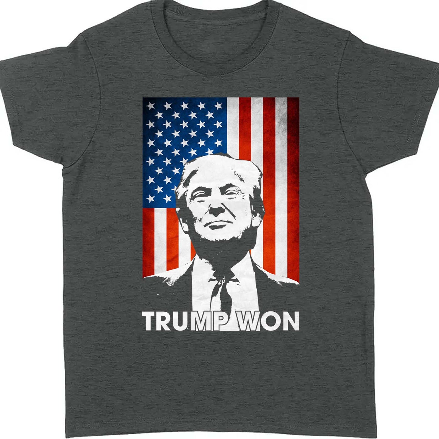 Trump Won 2024, Trump Winning Election Shirt, Trump 47th President Shirt Dark T1712 - GOP