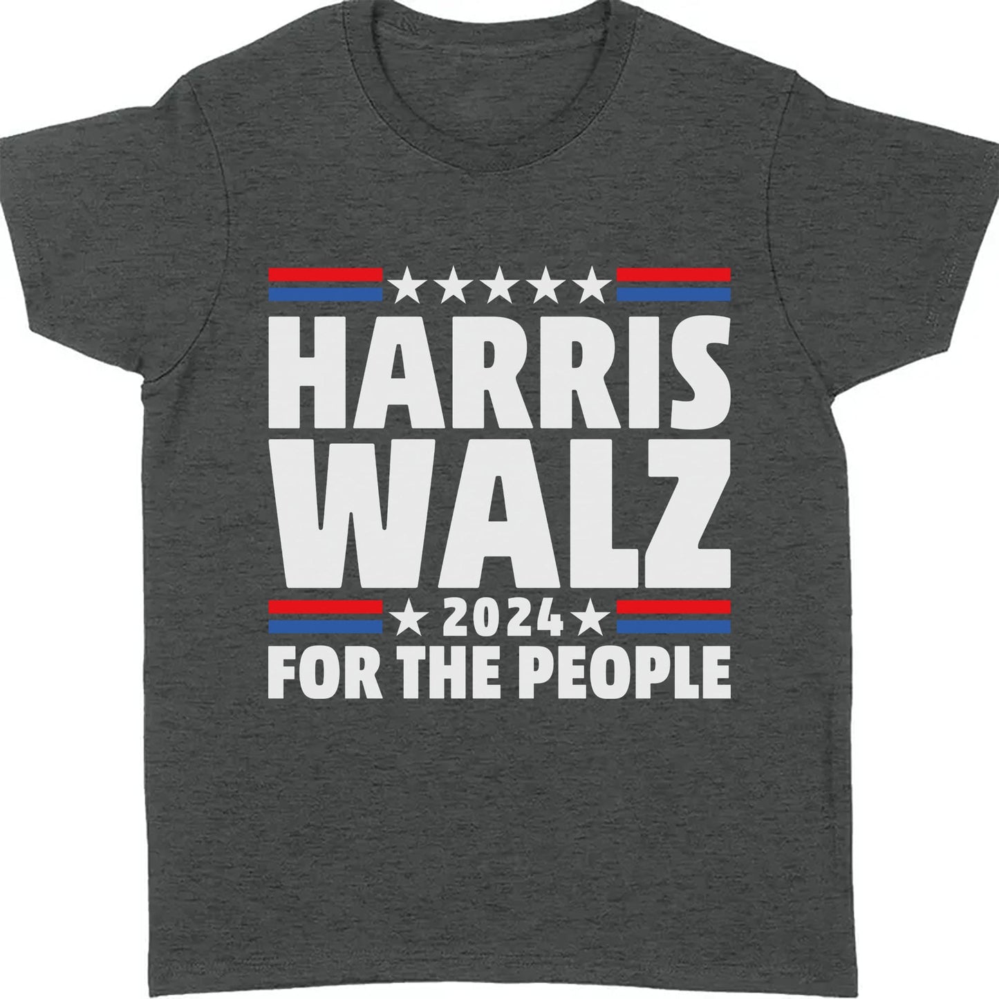 Harris Walz For The People | Kamala Harris 2024 Shirt | Tim Walz Shirt | Democrat Shirt Dark T1251 - KH2