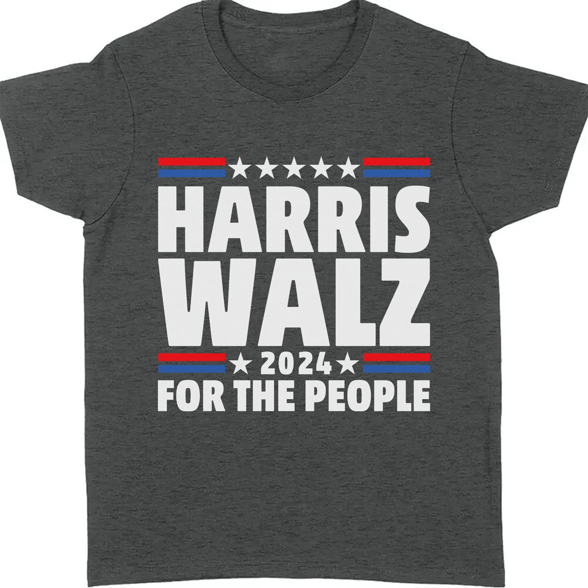 Harris Walz For The People | Kamala Harris 2024 Shirt | Tim Walz Shirt | Democrat Shirt Dark T1251 - KH2